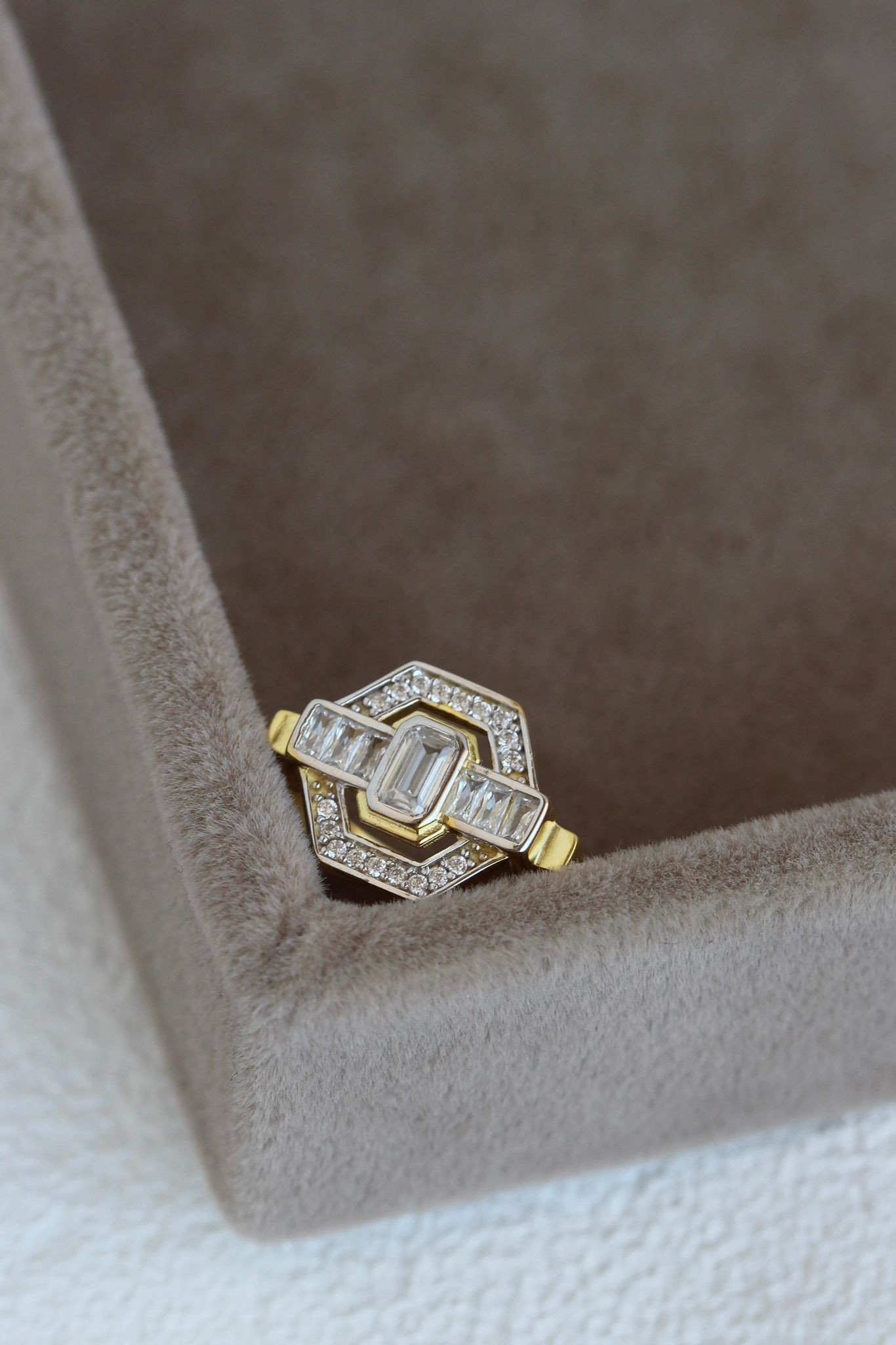Vintage Natural Stone Eye Ring | 925 Silver
