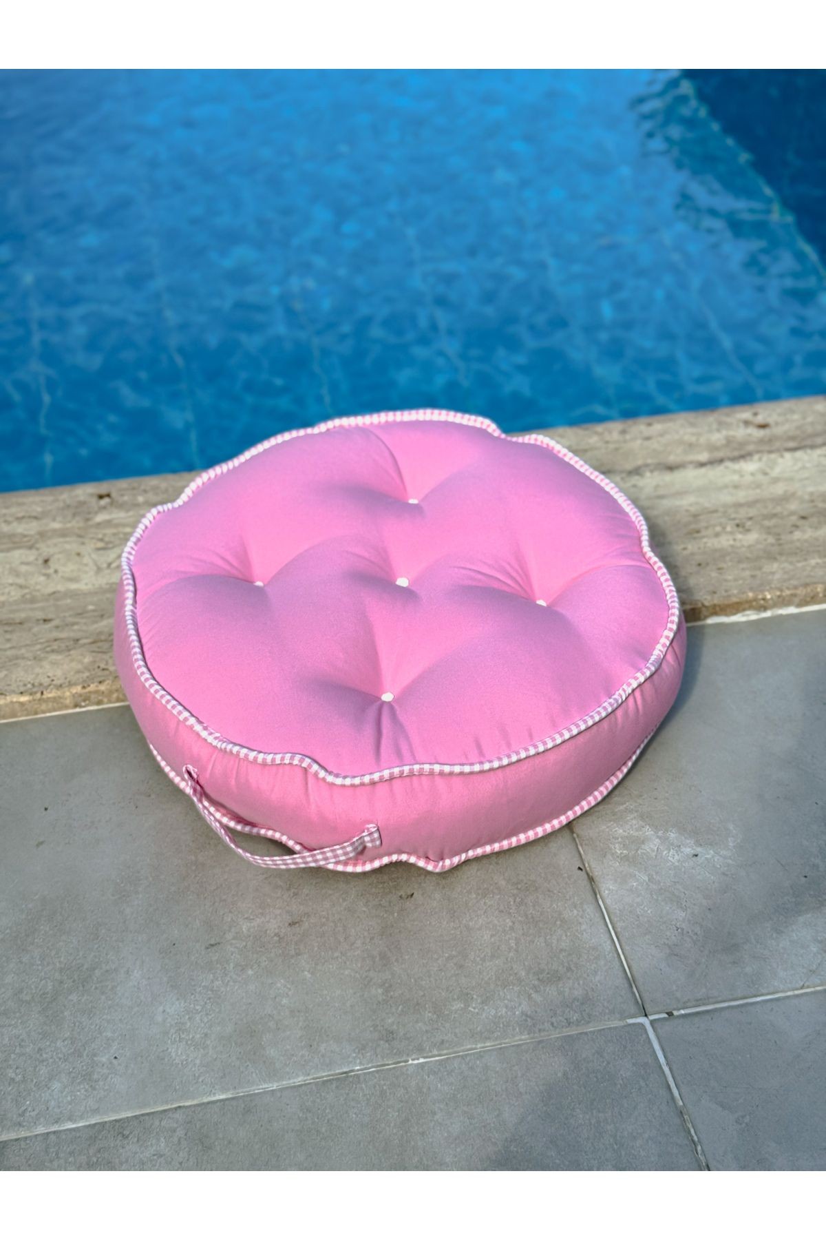 Keten Yer Minderi / Puf / Minder 60cm