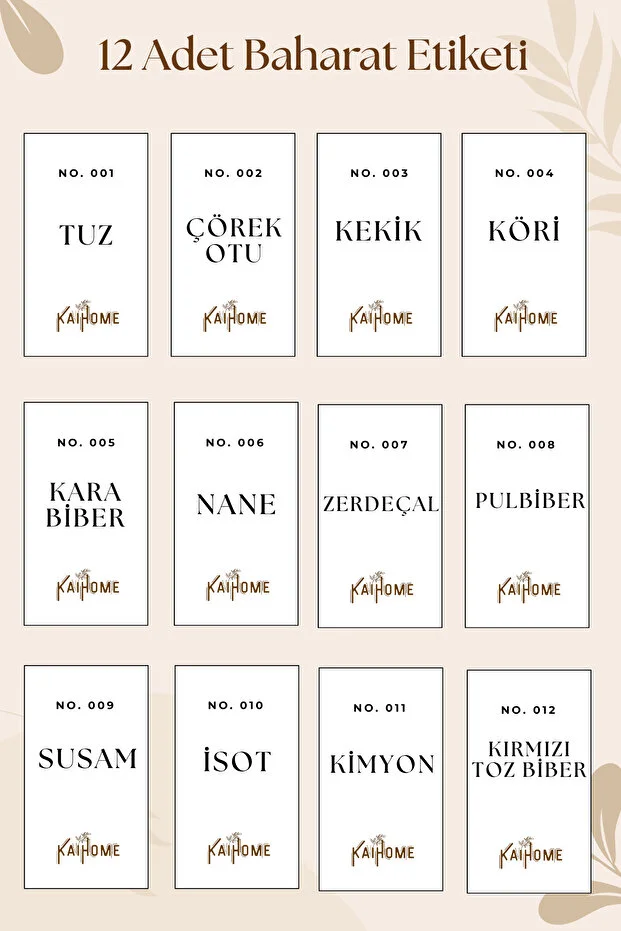 Ahşap Merdiven Standlı 12li 300 ml Baharatlık 12 Adet Ahşap Kaşık