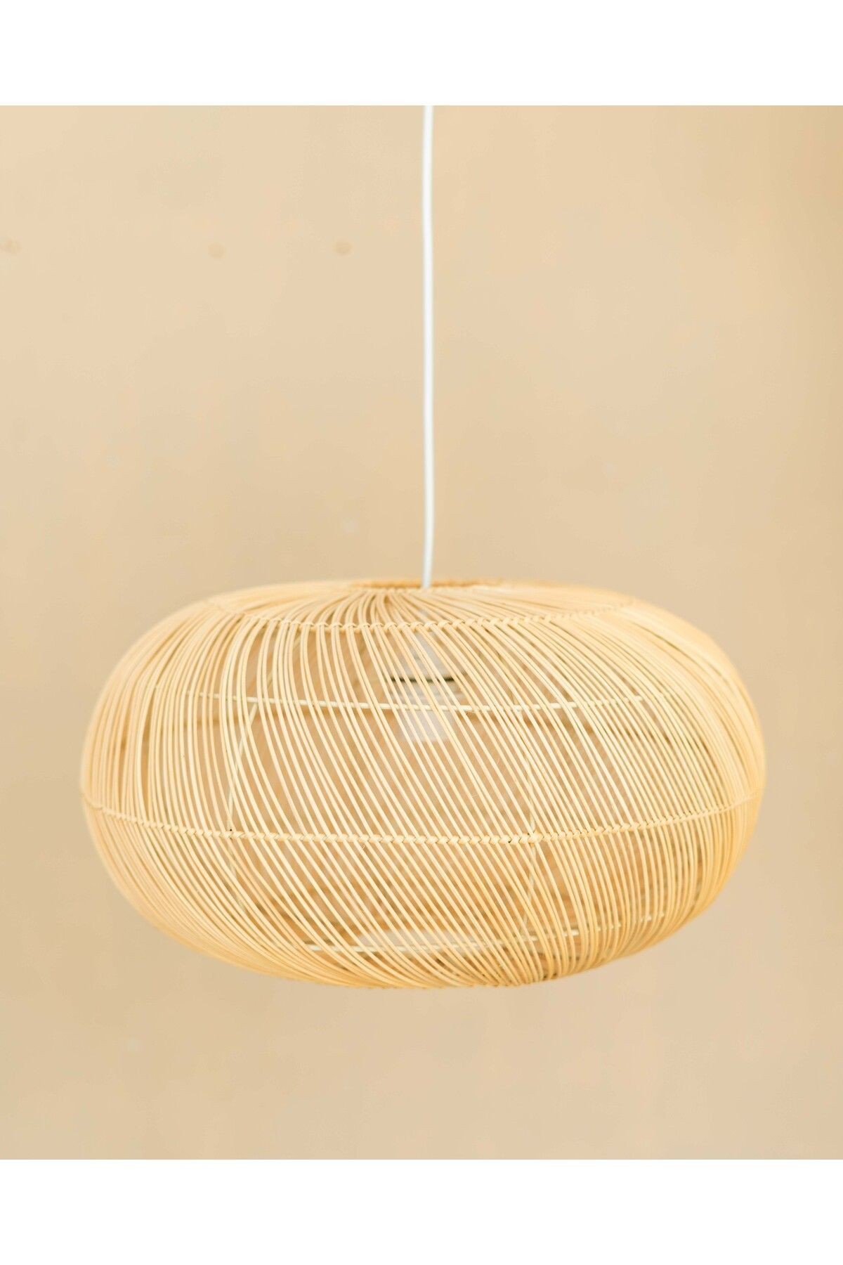 Rattan/bambu Büyük Sarkıt Bohem Avize
