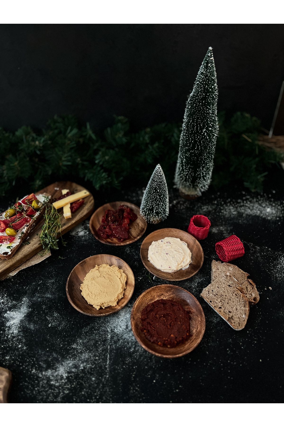 2’li Akasya Meze Tabağı / Çerezlik / Kahvaltılık