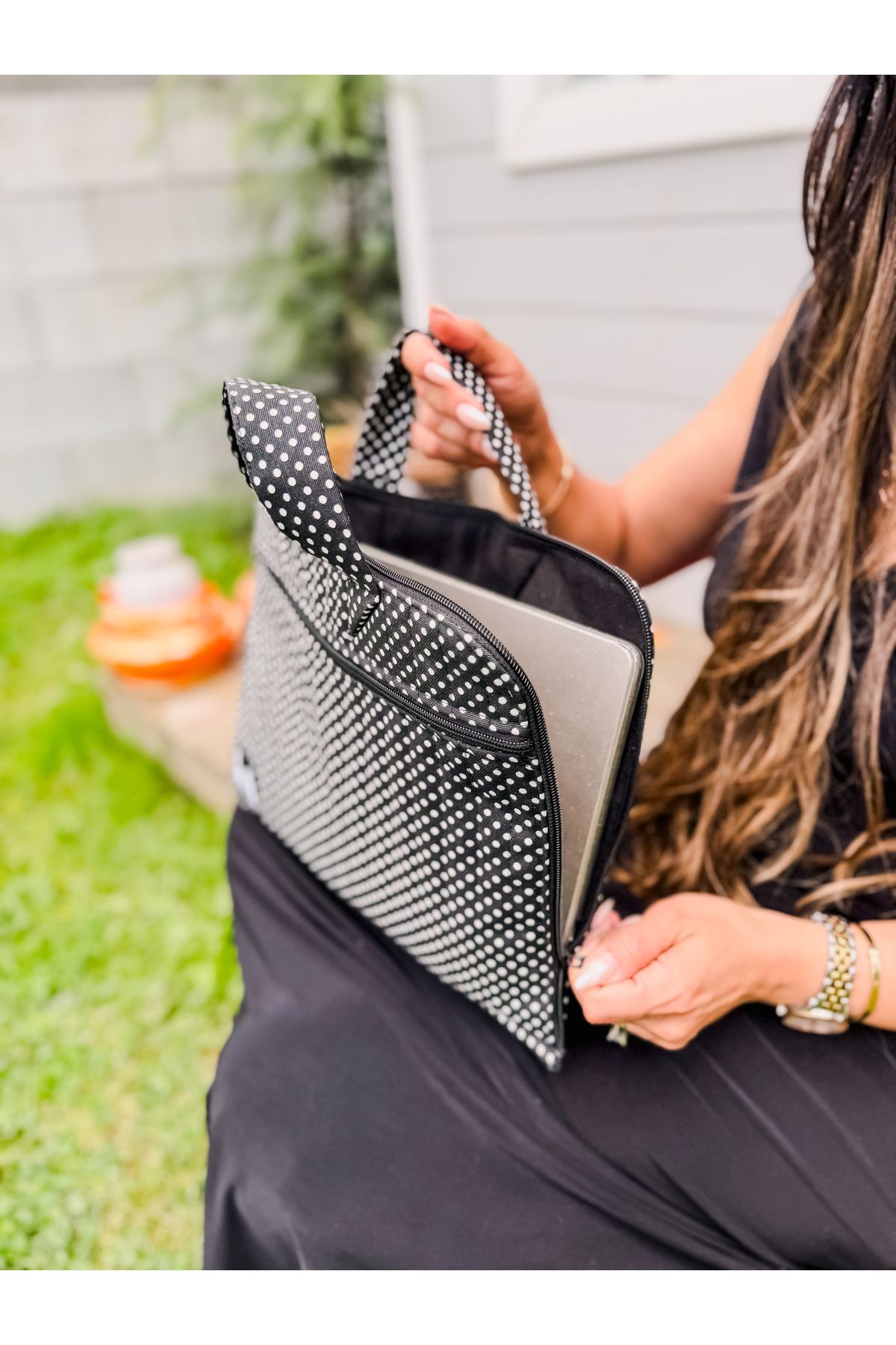 Dottie Çift Gözlü Laptop Çantası