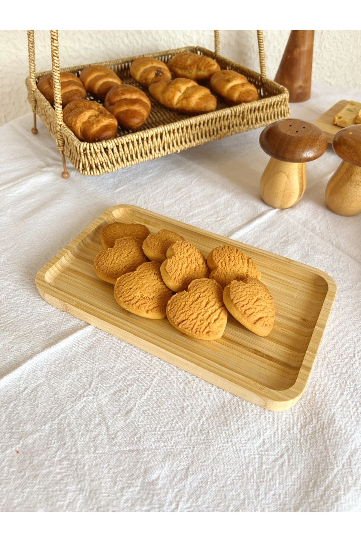 Bambu Dikdörtgen Altlık/ Tabak /Sunumluk