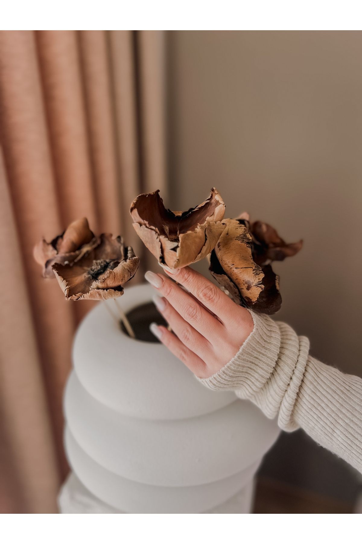 5Li Palm Demeti / Kuru Çiçek 5 Dal