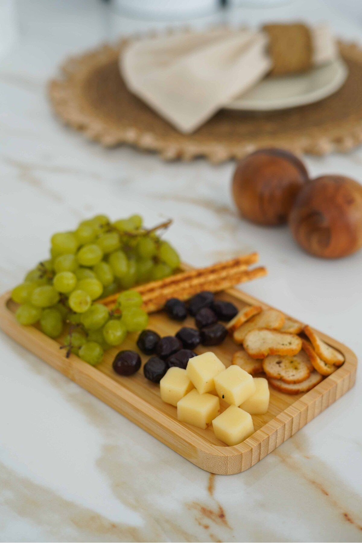 Bambu Dikdörtgen Altlık / Sunumluk / Tabak