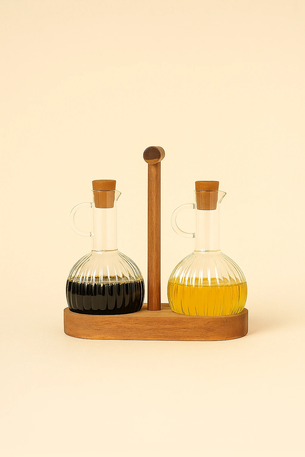 2Li Akasya Standlı Yağdanlık Seti