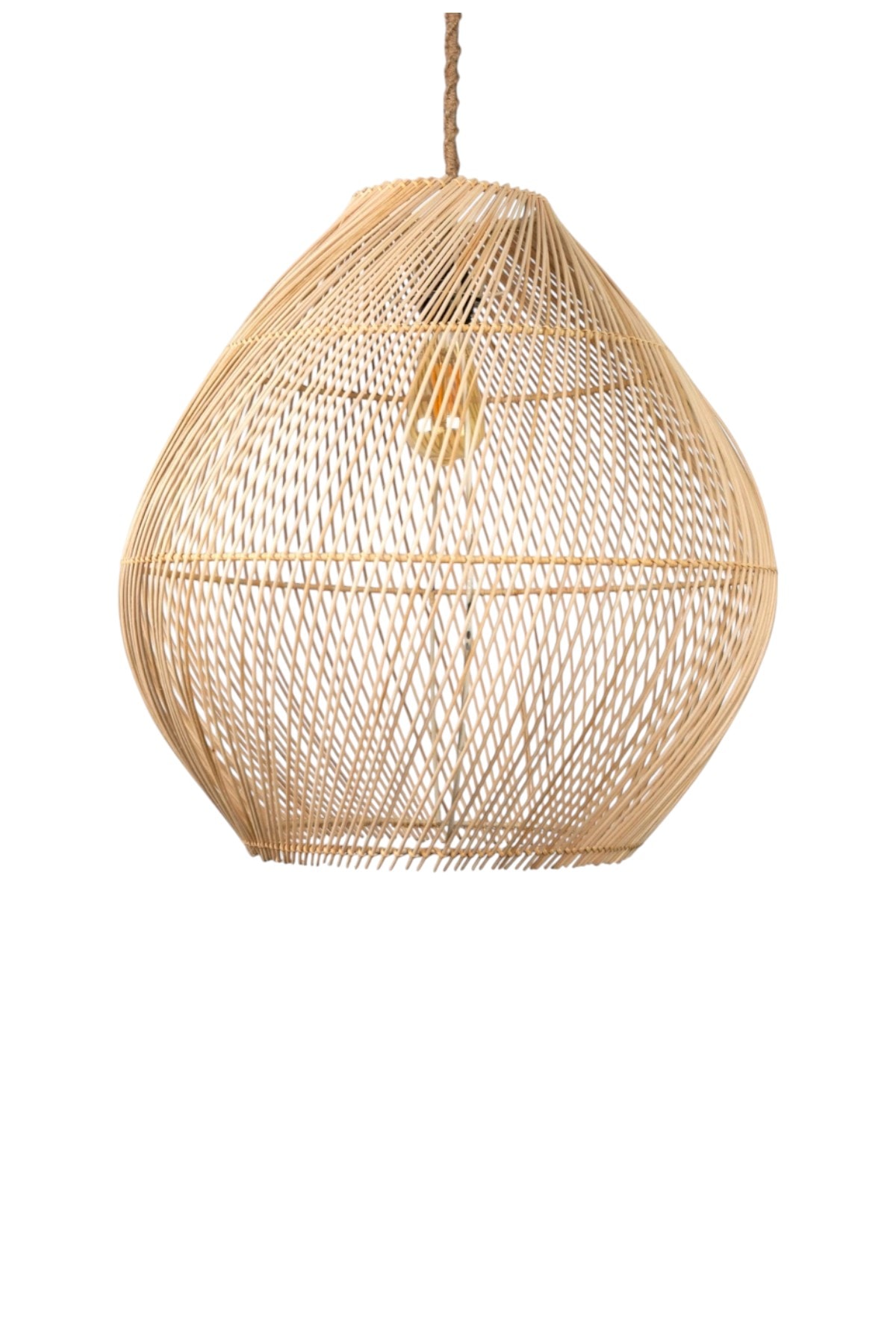 Solaria Sarma Rattan Hasır Bambu Avize 