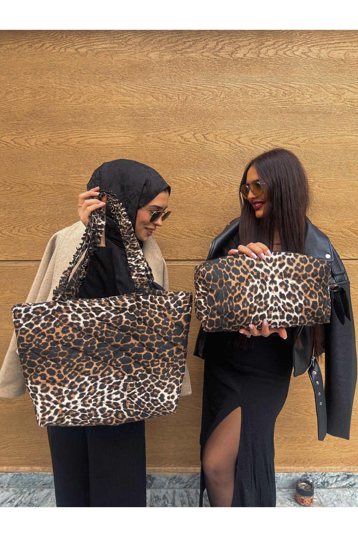 LeoTote  Fırfır Detaylı Çanta / Tote
