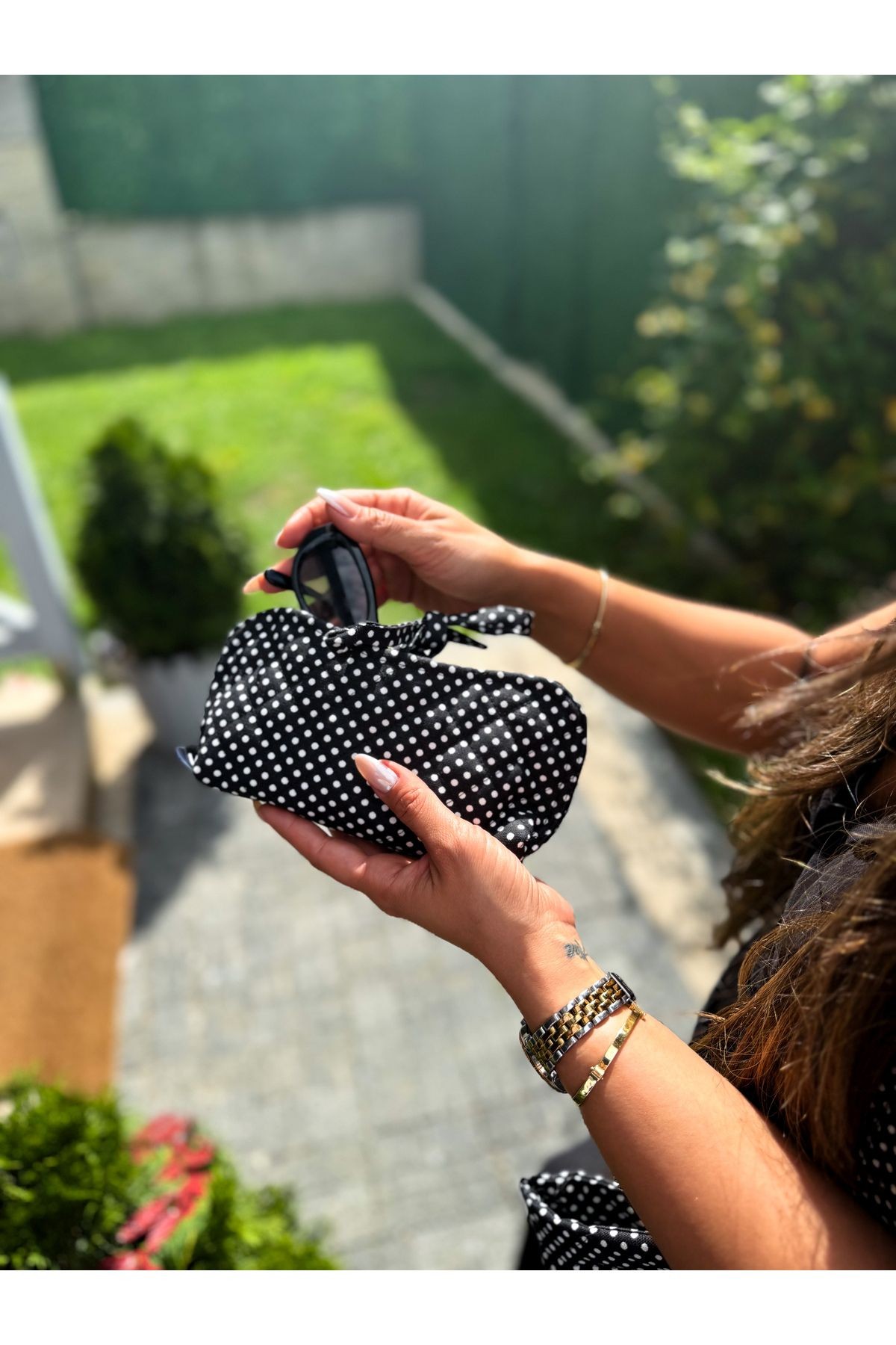 Dottie Bağlamalı Gözlük Kılıfı