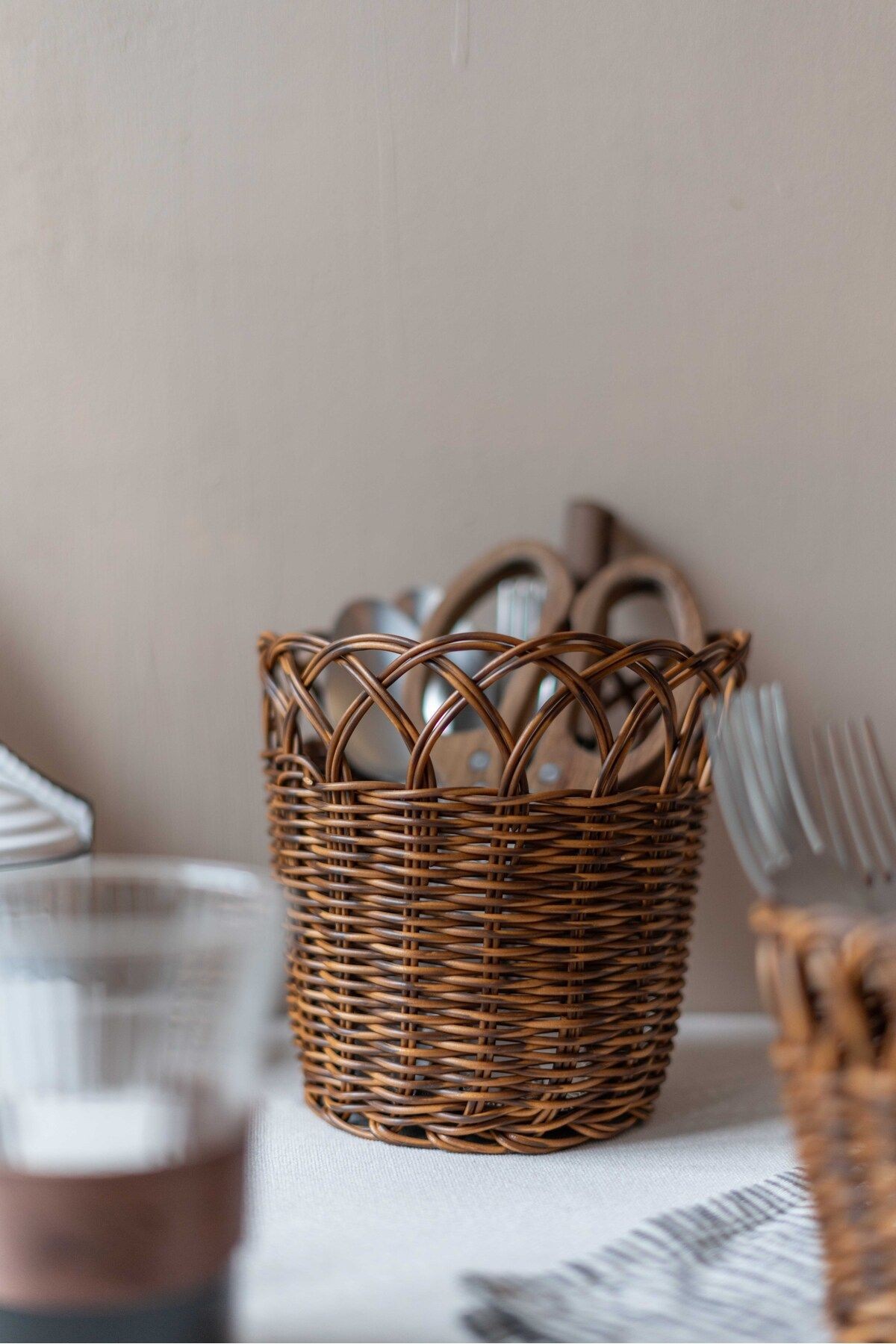 Rattan Çiçeklik / Saksılık