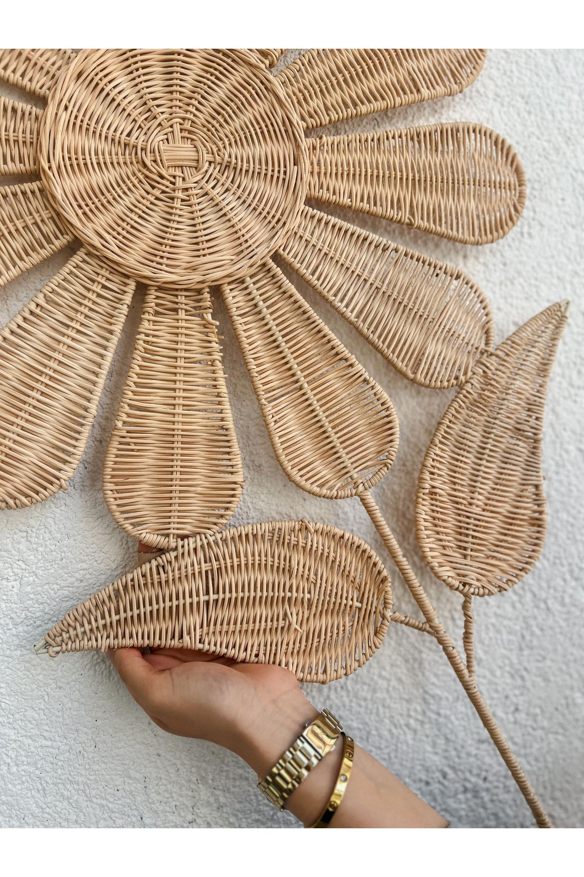 Rattan/Bambu Duvar Süsü / Bohem Duvar Süsü 50X95