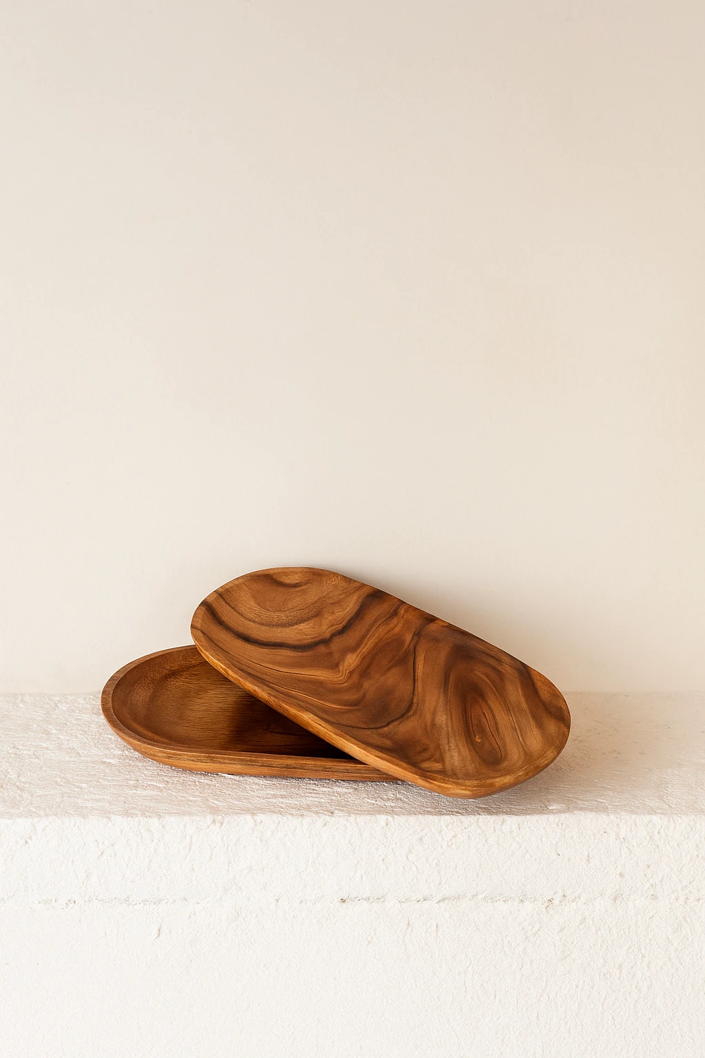 2’li Akasya Oval Sunum / Servis Tabağı