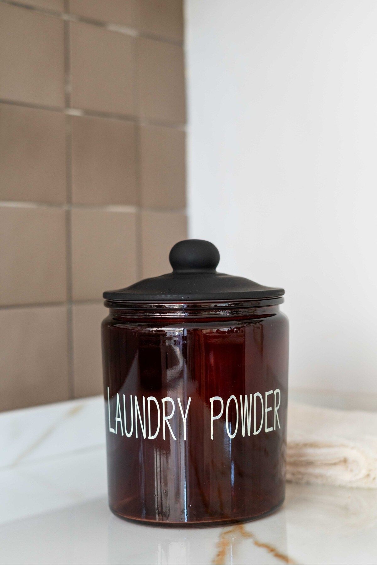 Amber Cam Vakumlu Deterjanlık / Laundry Powder