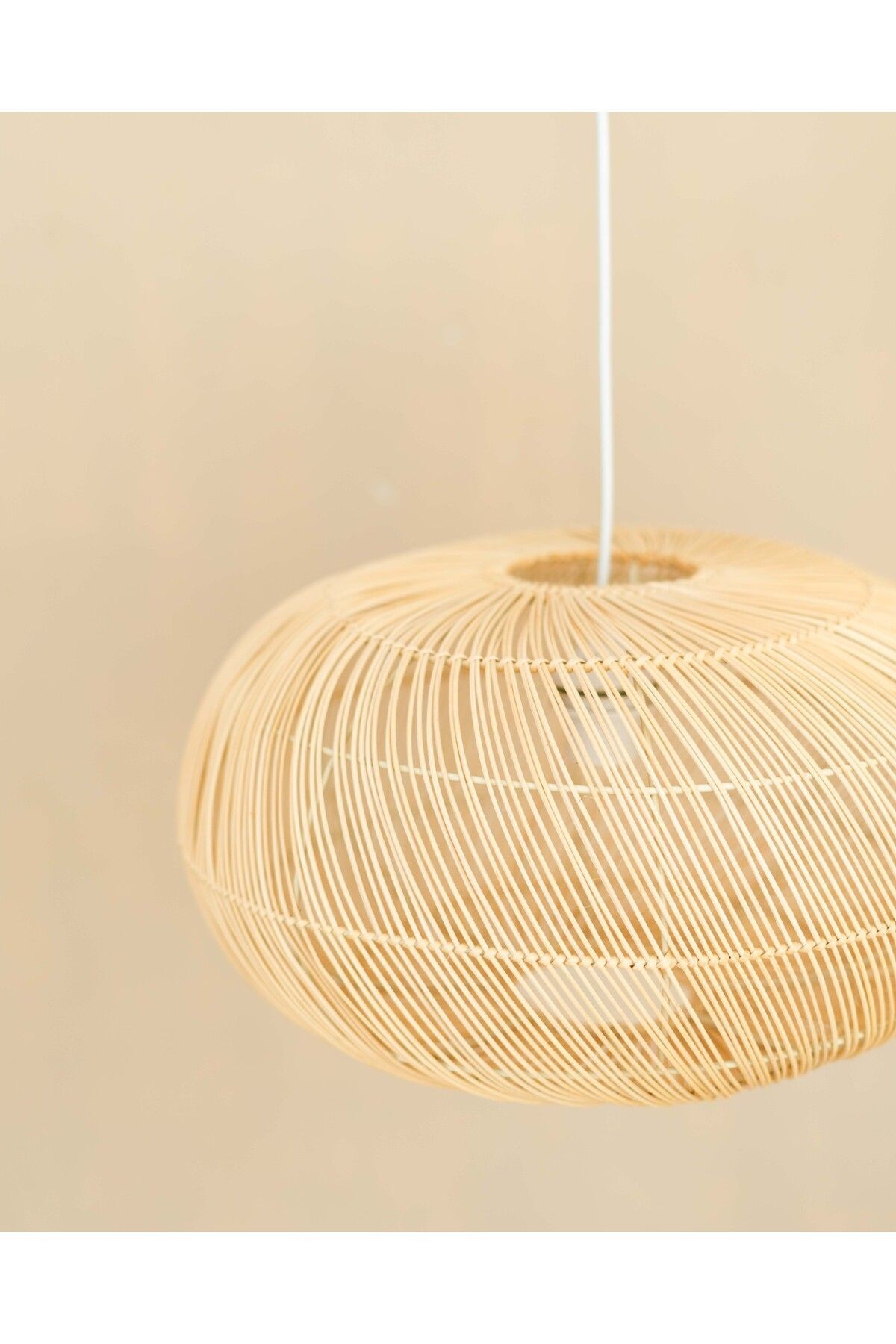 Rattan/bambu Büyük Sarkıt Bohem Avize
