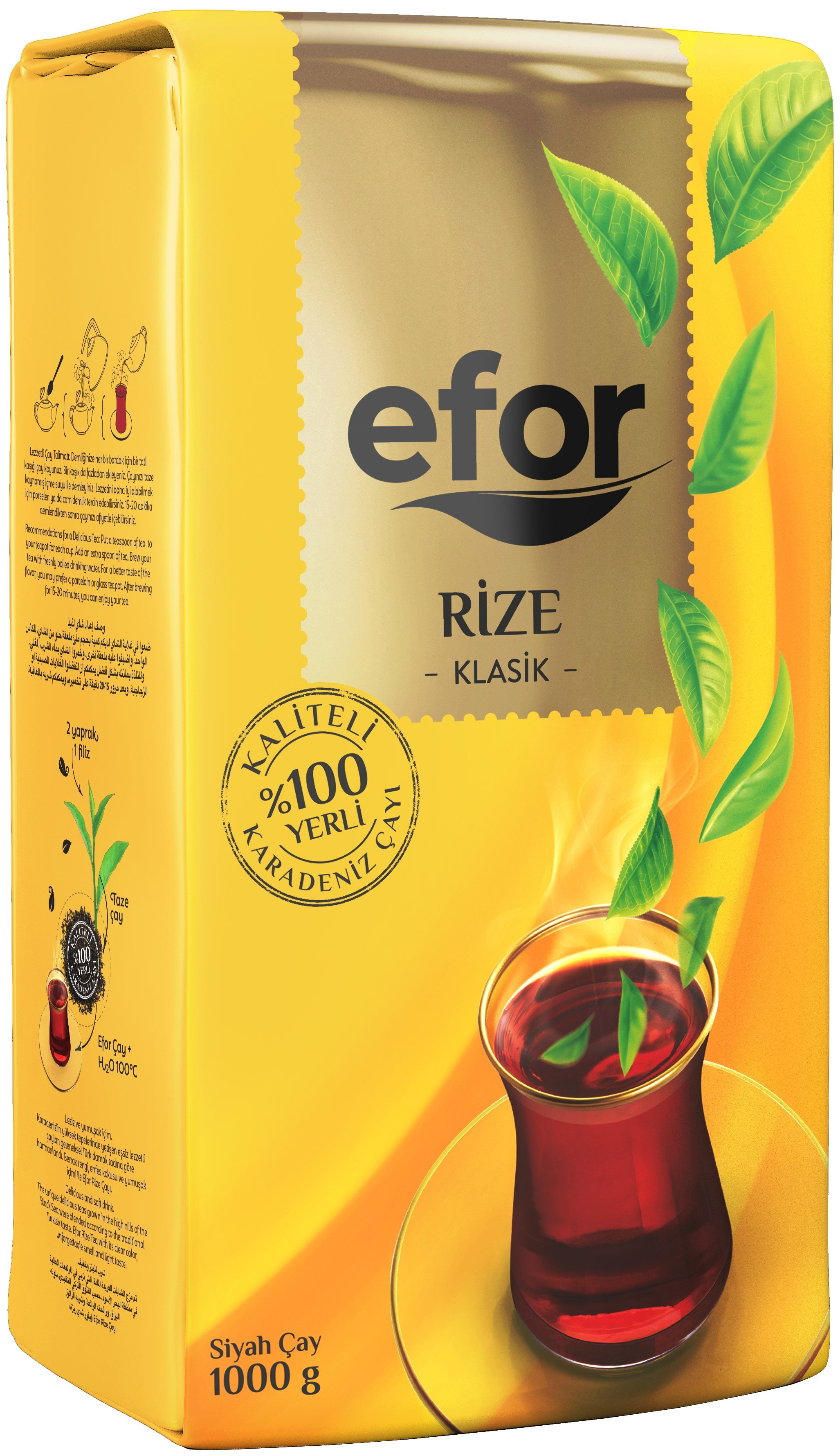 Efor Rize Klasik Dökme Çay 1000g