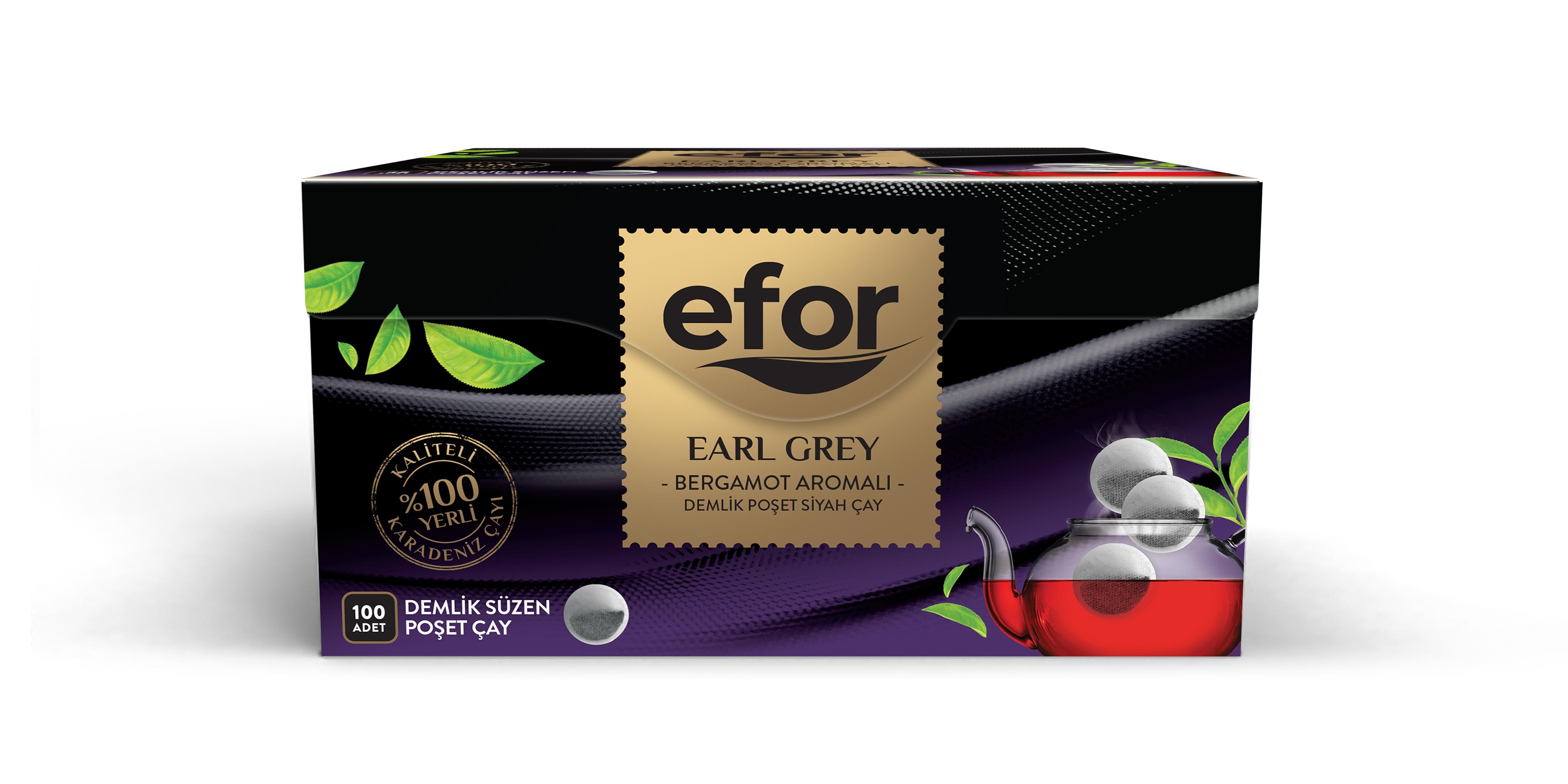 Efor Earl Grey Demlik Poşet Çay (3,2gr x 100 adet)