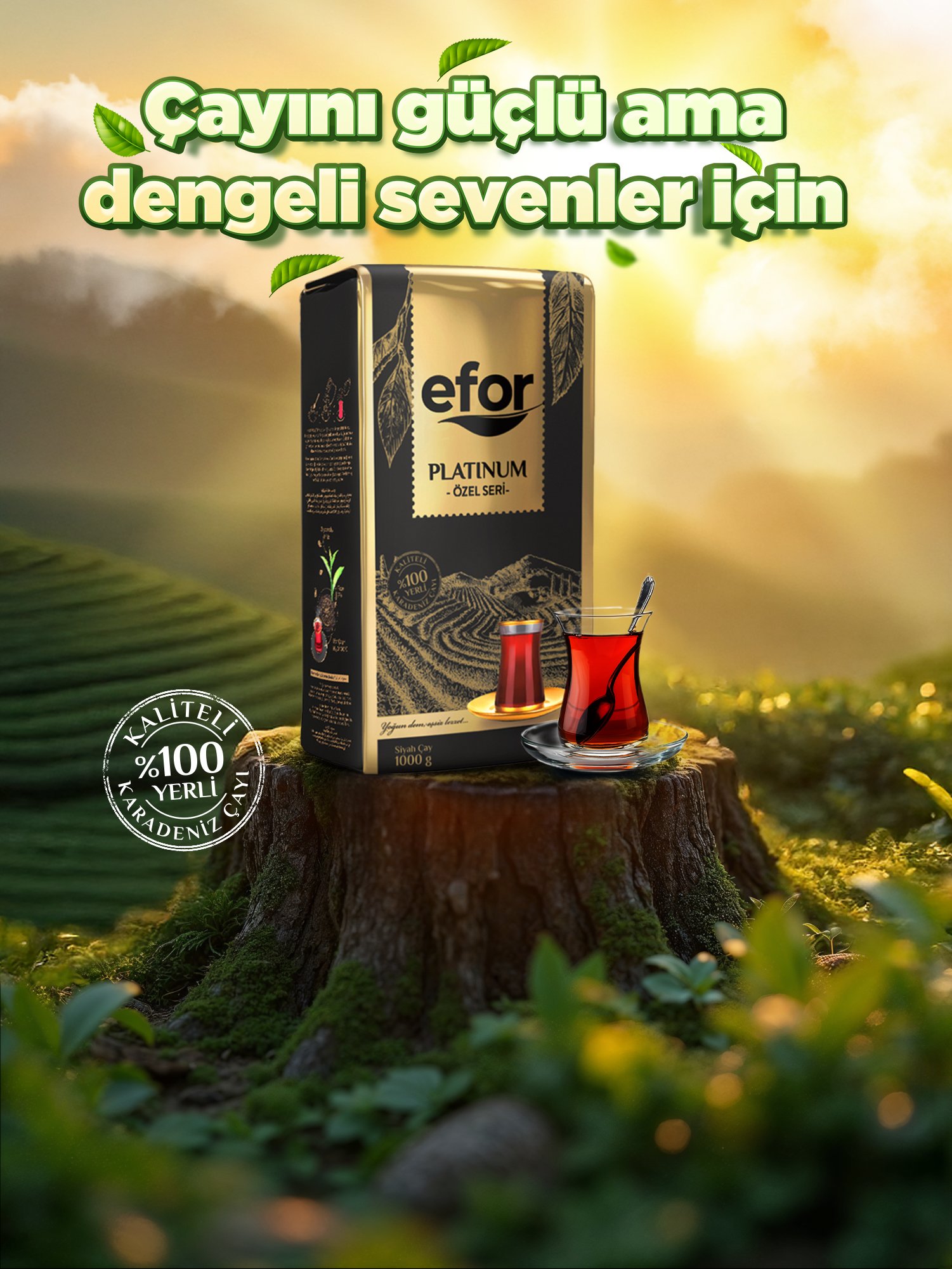 Efor Platinum Özel Seri Dökme Çay 1000g