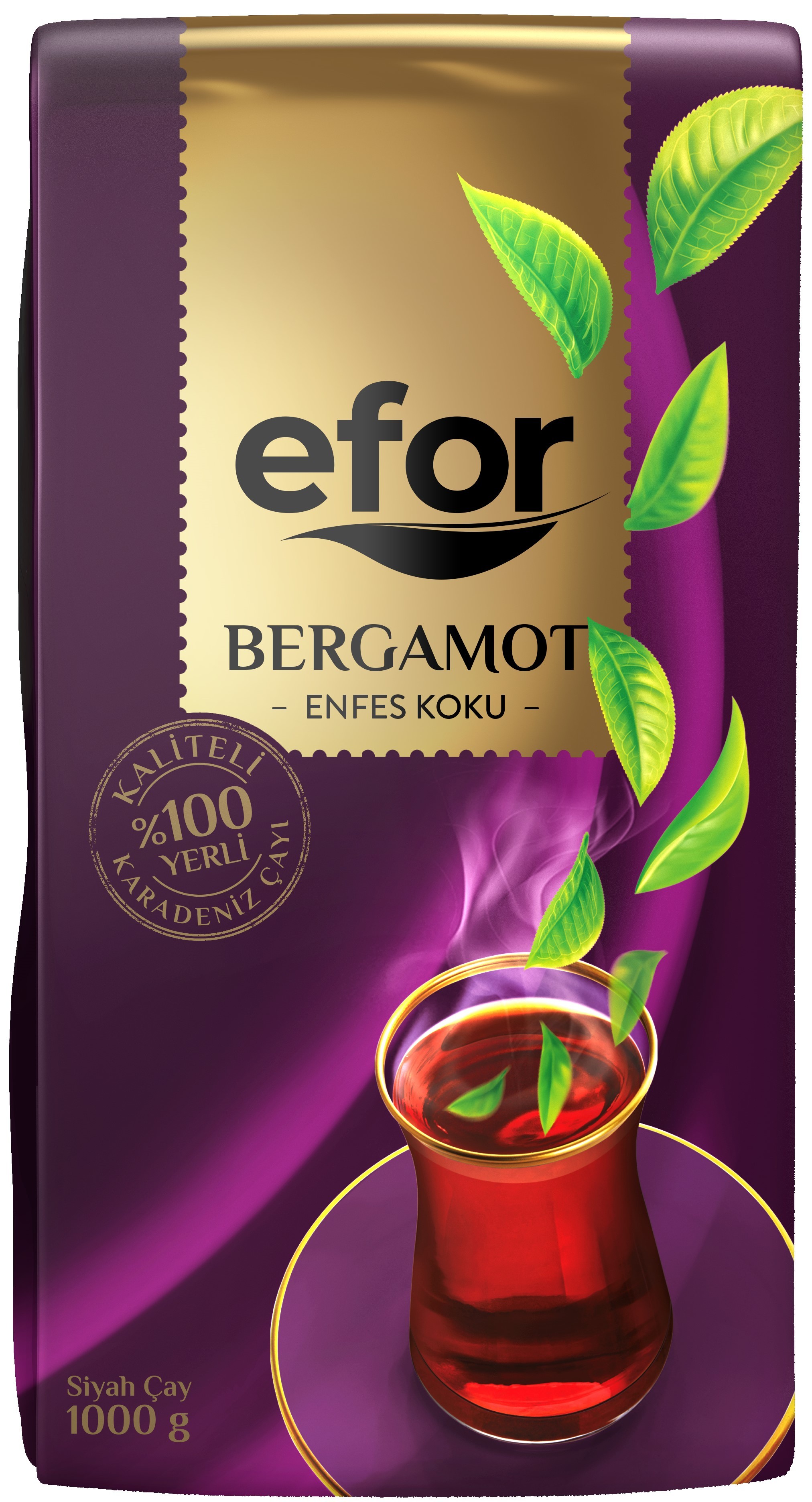 Efor Bergamot Enfes Koku Dökme Çay 1000g