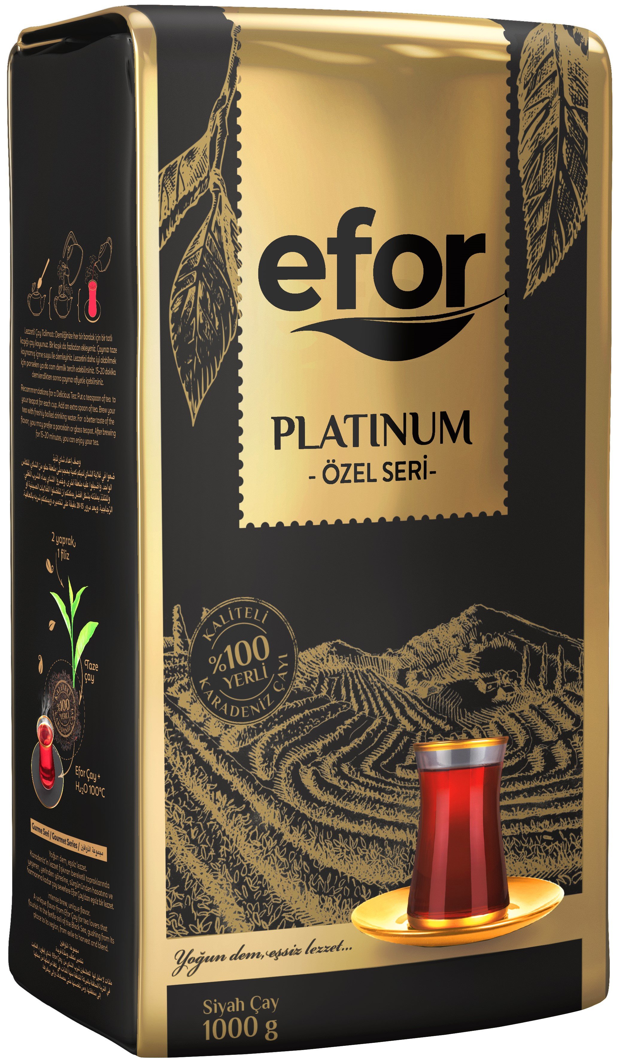 Efor Platinum Özel Seri Dökme Çay 1000g