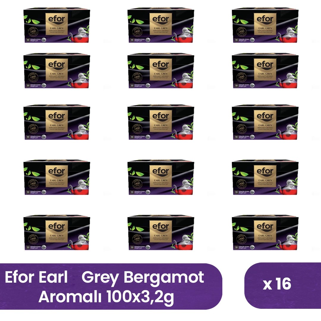 Efor Earl Grey 100x3,2gr 16 Adet