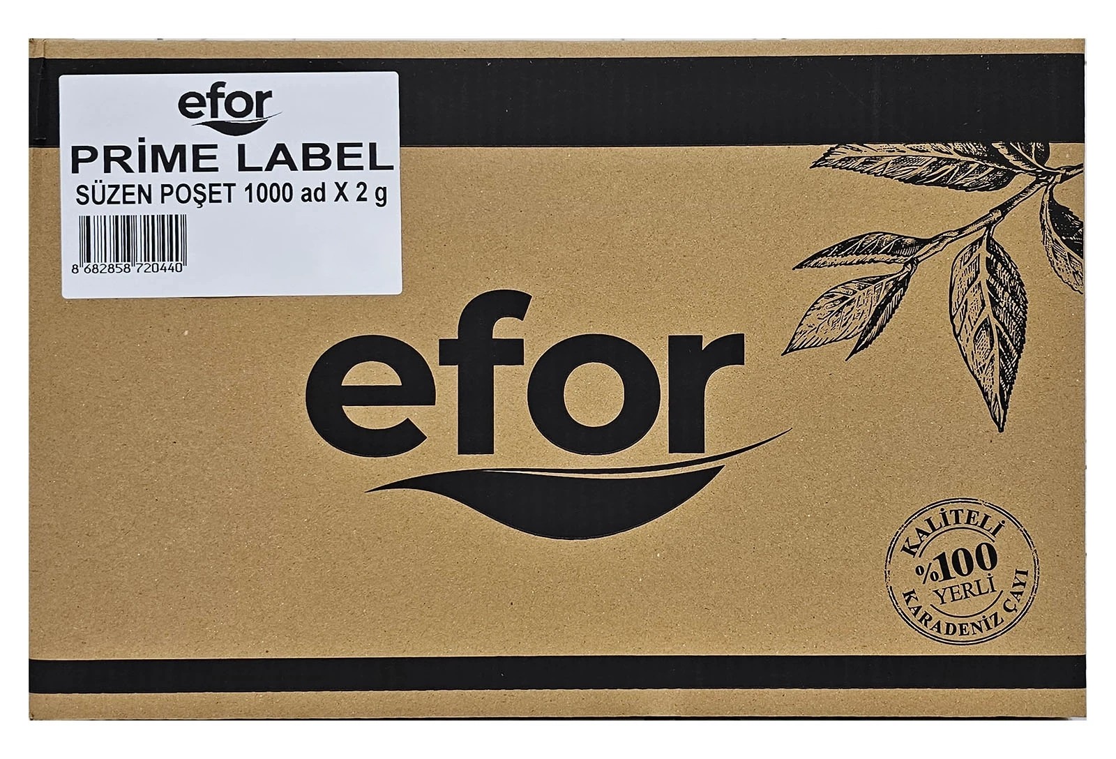 Efor Prime Label Süzen Poşet Çay (1000 Adet)