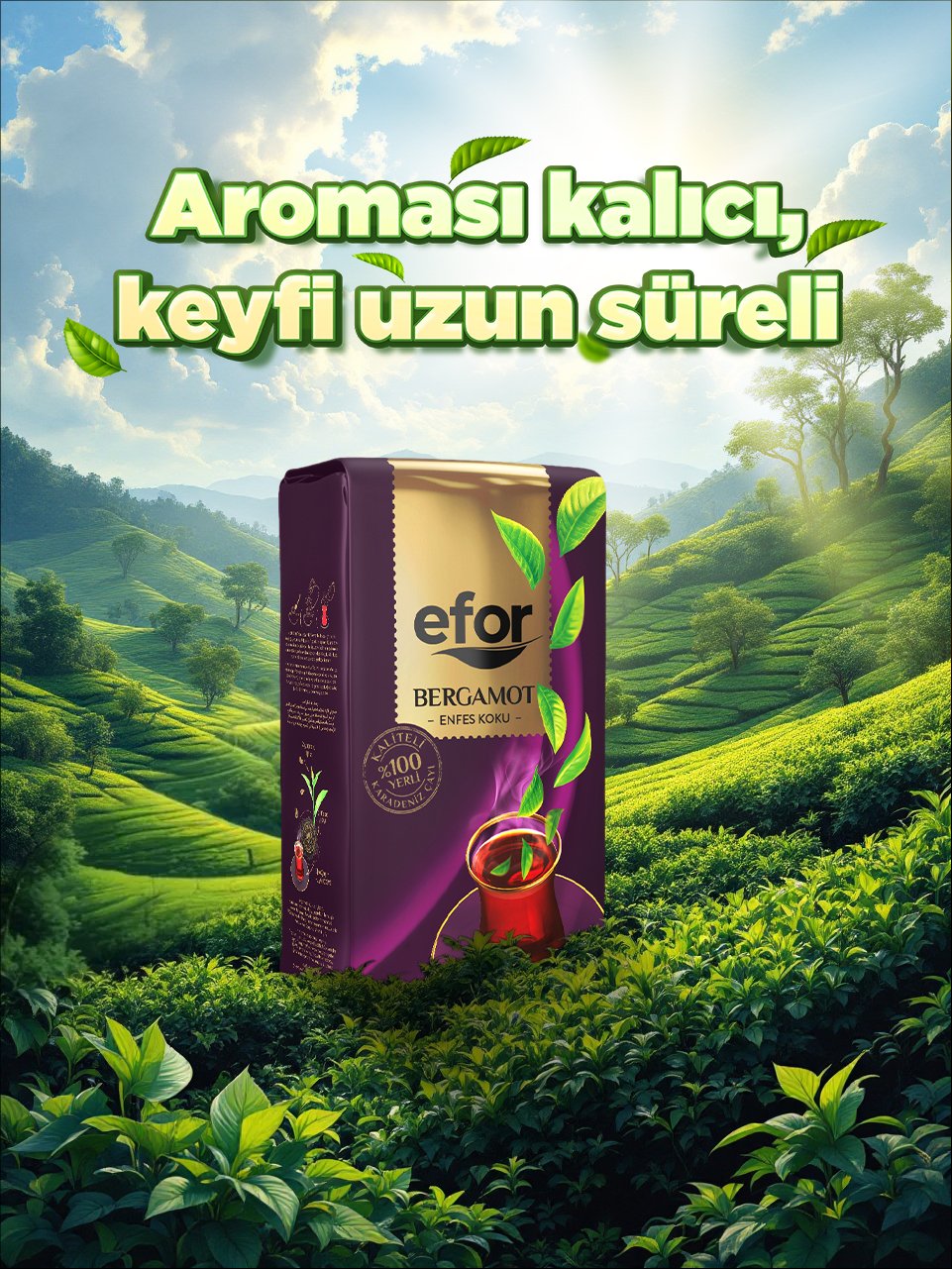 Efor Bergamot Enfes Koku Dökme Çay 1000g