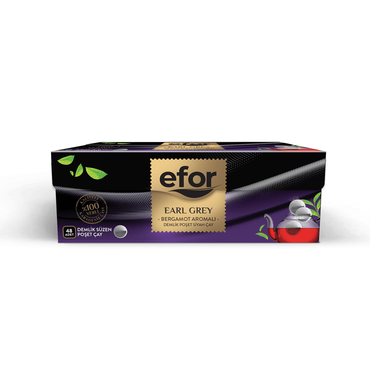 Efor Earl Grey Demlik Poşet Çay (3,2gr x 48 adet)