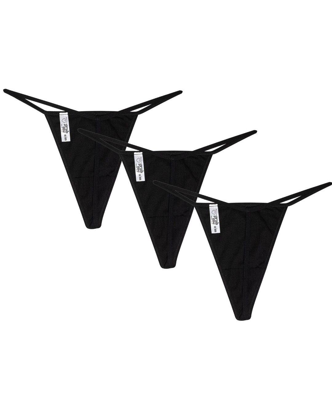 G-string - 3'lü pack - Siyah