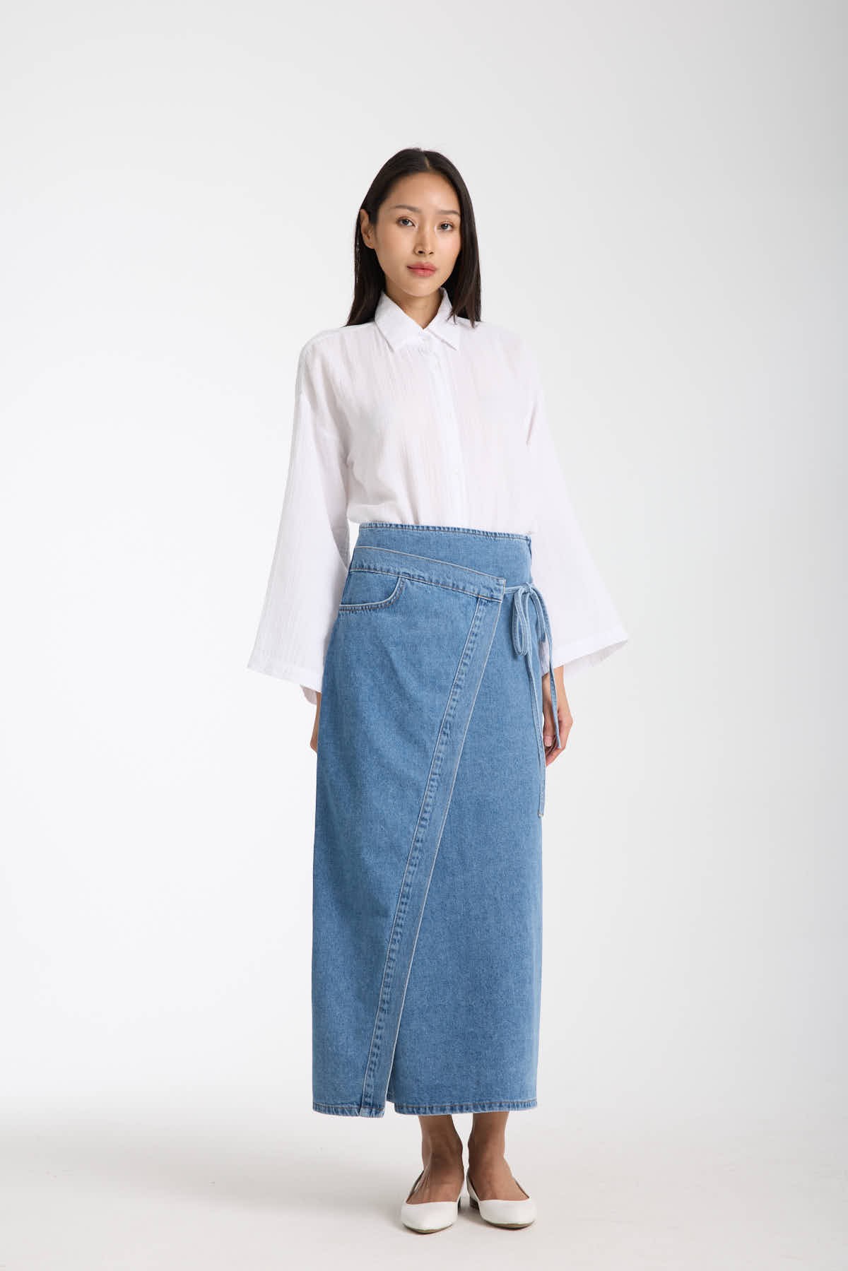 Lilya Mid Tone Kot Etek