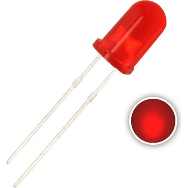 5mm Kırmızı Led Diyot - 1000 Adet