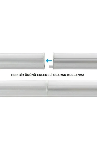Cata Ct-2467 T5 Bant Armatürü Eklenebilir Anahtarlı 10W Ledli