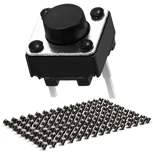 6X6 5mm Tach Buton (2 Bacak)