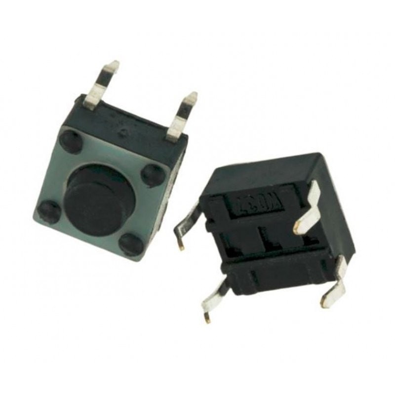 Push Buton 4 Pin Boyutlar: 6 x 6 x 4,3 mm