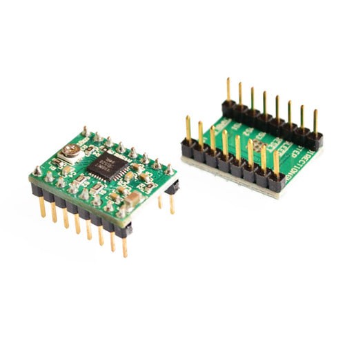 A4988 Step Motor Sürücü Kartı 2A Yeşil + Soğutucu
