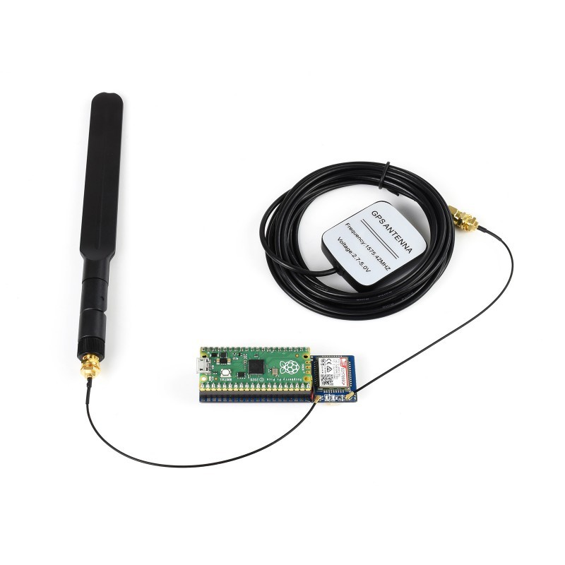 Waveshare SIM7080G NB-IoT / Cat-M(eMTC) / Raspberry Pi Pico için GNSS Modülü, Küresel Bant Desteği