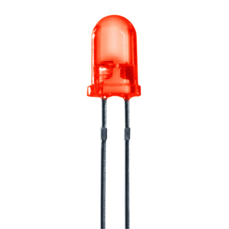 5mm Kırmızı Led Diyot - 1 Adet