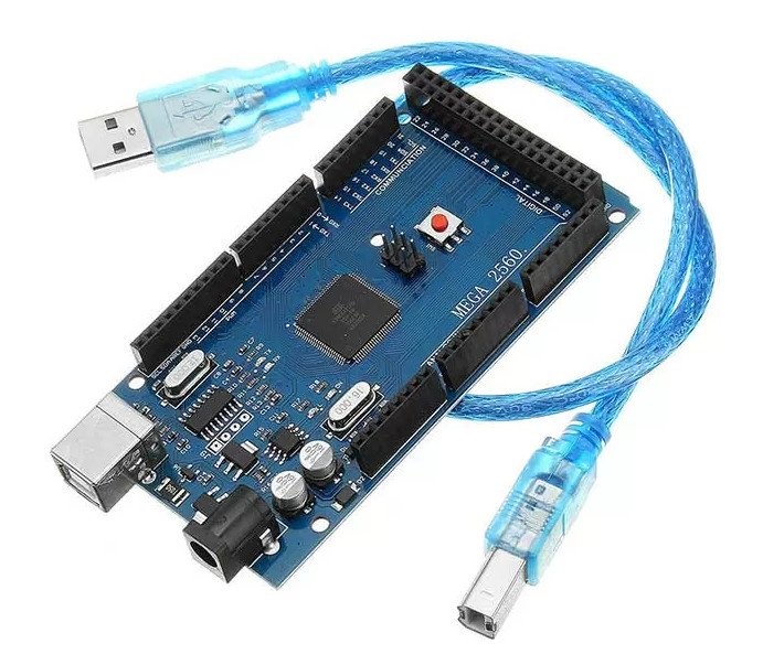 Arduino Mega 2560 R3 CH340 + USB Kablo Hediyeli Klon