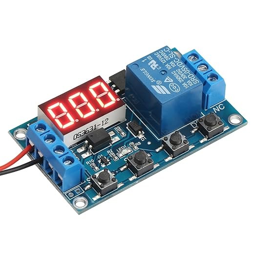 Zaman Ayarlı Zaman Tetiklemeli 12V Röle Micro USB Girişli