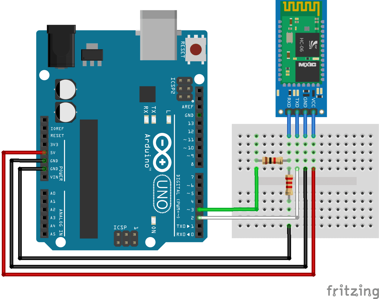 HC06 Arduino Bluetooth Modülü 4 Pin Çıkışlı