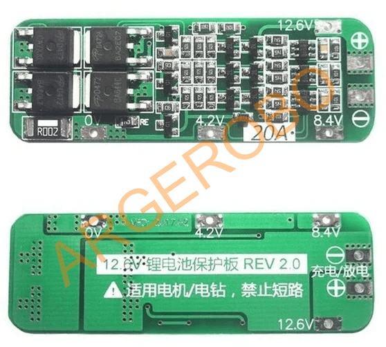 3S 20A BMS LiPo Pil Balans Devre Modülü