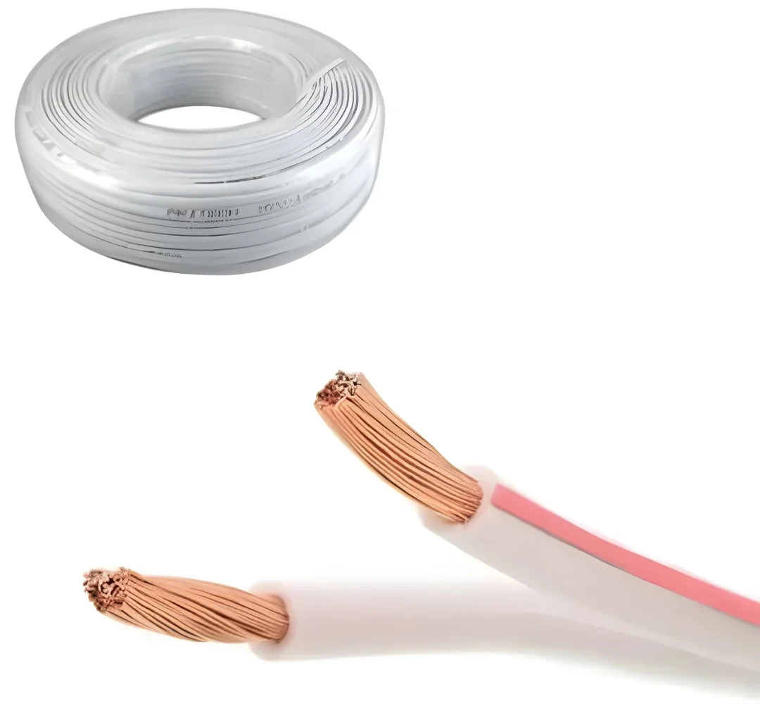 2x0,75 mm Kordon Hoparlör Kablosu Montaj Kablosu 1 METRE