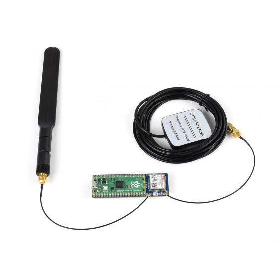 Waveshare SIM7080G NB-IoT / Cat-M(eMTC) / Raspberry Pi Pico için GNSS Modülü, Küresel Bant Desteği