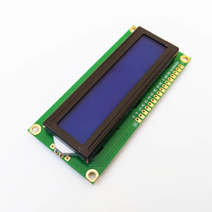 LCD Ekran 2x16 Mavi Beyaz