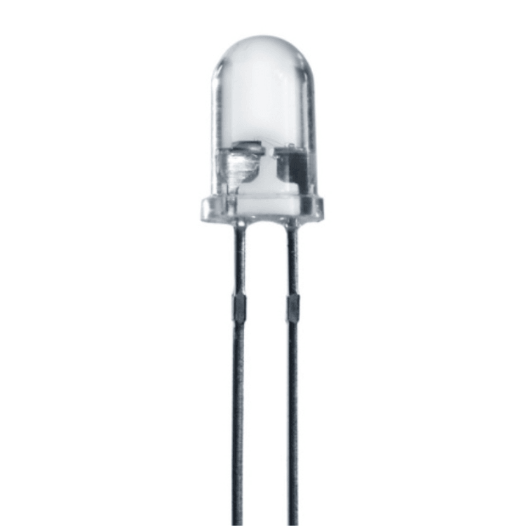 5mm Beyaz Şeffaf Led Diyot - 1 Adet