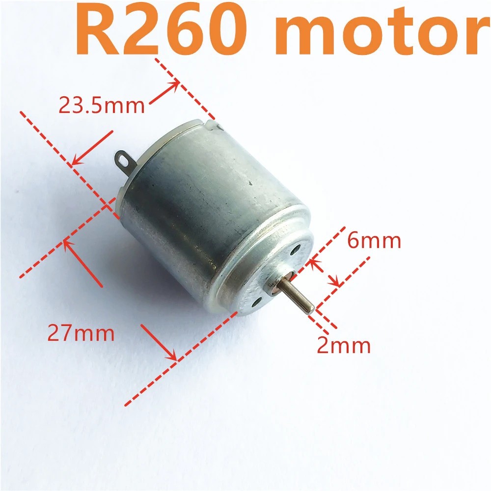 3v 6v Dc Yuvarlak Motor Mini Robotik Deney Eğitici Elektrik Motoru Oyuncak Araba Motoru