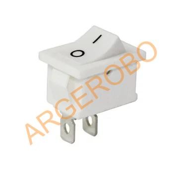 IC-120B Mini Işıksız Anahtar 2P On-Off Beyaz