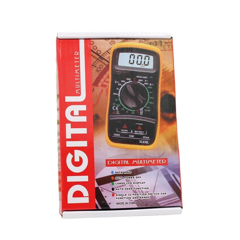 Xl830l Unichrome Dijital Multimetre Led Ekran Avometre Mini Ölçü Aleti