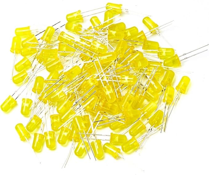 5mm Sarı Led Diyot - 100 Adet
