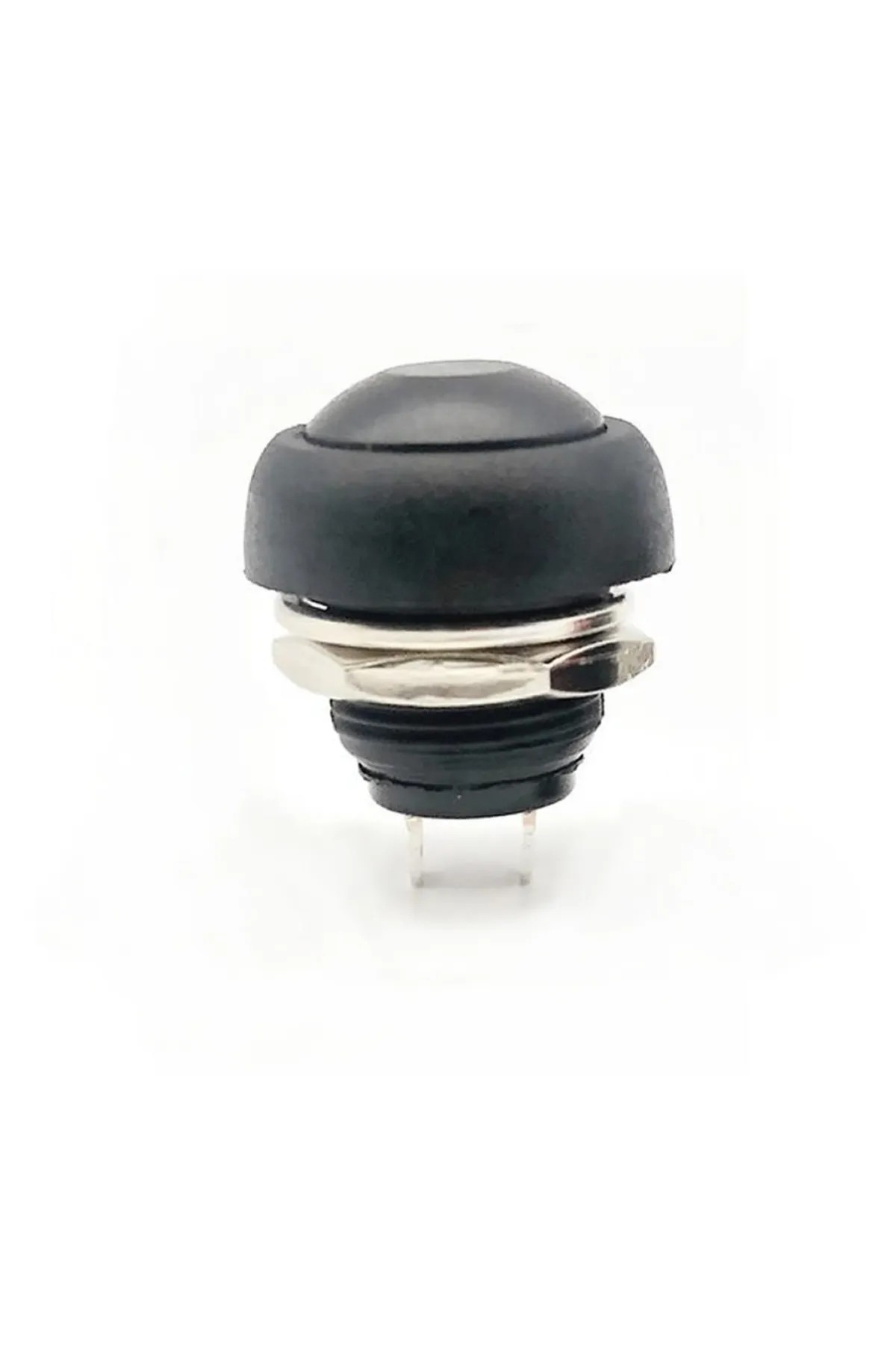 IC-184 Siyah Plastik Push Buton 12mm