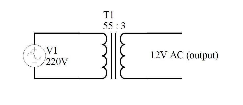 CX-4120 5W 12V AC Trafo - Transformatör